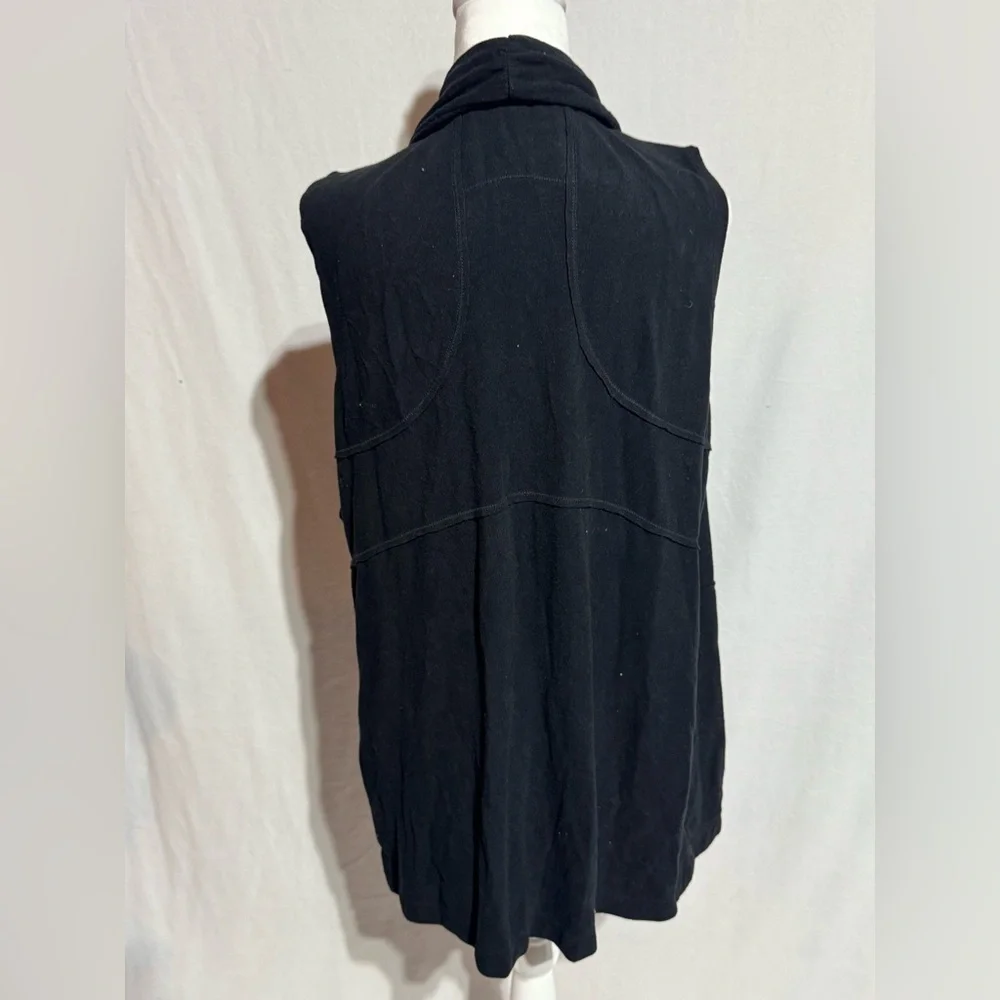 Calvin Klein Performance Black Draped Sweater Vest Size L - Picture 4 of 7